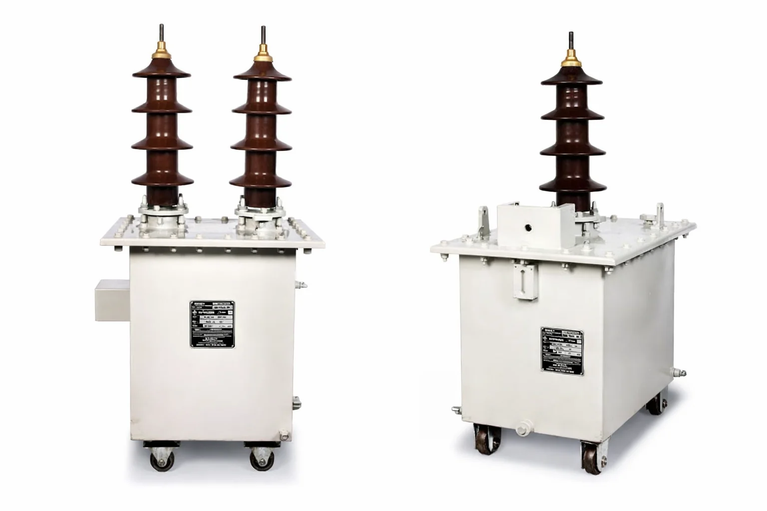 Oil cooled voltage transformer